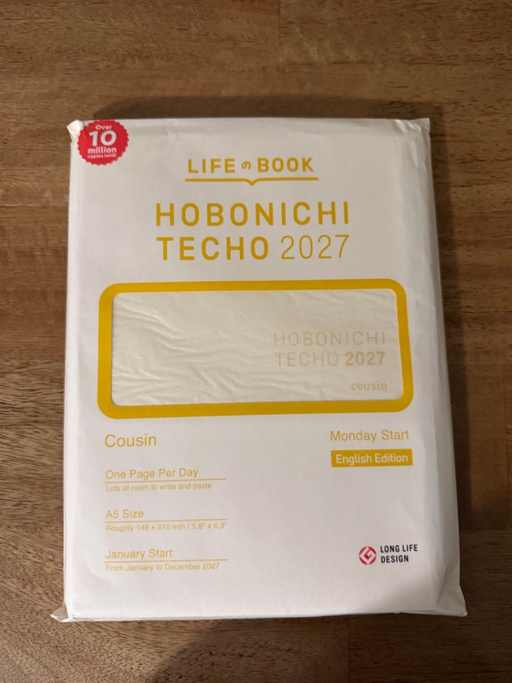 Hobonichi Techo 2027 Cousin Planner with Moomin Pencil Board